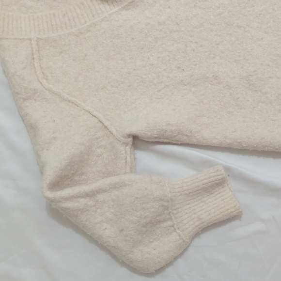 Free People One And Only Pullover, Color Cream Size L - Picture 8 of 16